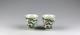 Superb Pair Antique 19c Chinese Qing Jiaqing Porcelain Topographical Cups/beaker