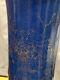 Tall Chinese Gold And Blue Glaze Porcelain Beaker