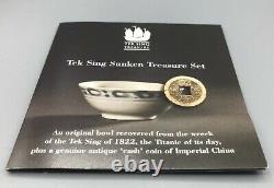 Tek Sing Chinese Shipwreck Cargo Bowl & Cash Coin With Presentation Box