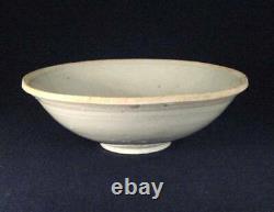 VERY OLD Antique Chinese White Glazed Porcelain Bowl Song Or Yuan Dynasty