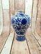 Vintage Chinese Blue&white Porcelain Vase 8.5h
