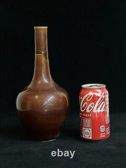 Vintage Chinese Brown Porcelain Vase