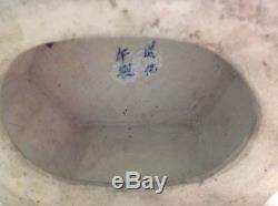 Vintage Chinese Pottery Porcelain. Very Very Old, Heavy And Big