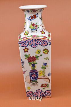 Vintage, Chinese, porcelain, vase, 10.5 inches tall