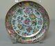 Wonderful 19th C. Chinese Rose Canton Porcelain 6 1/4 Gilt Decorate Plate