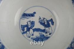 Wonderful Antique Chinese Porcelain Blue & White Klapmuts bowl, Kangxi 1662-1722